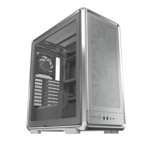 酷碼Cooler Master MasterFrame 500 Mesh ARGB 電腦機殼(銀色)/鋼化玻璃側板