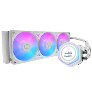 酷碼Cooler Master ML 360 Atmos II LCD ARGB 白色版 水冷散熱器