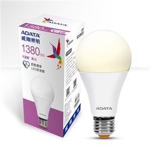 威剛照明 12W  LED球泡燈-黃光