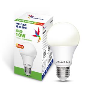 威剛照明 10W 高效能LED(135lmW)球泡燈-自然光