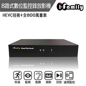 I - Family If - 802 宇晨 POE專用八路式網路監控錄影機