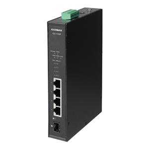 EDIMAX IGS-1105P 5埠工業用寬溫PoE+乙太網路交換器