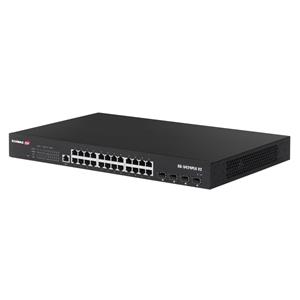 EDIMAX GS-5424PLXV2 MIT 28埠Gigabit 智慧型網路交換器 (含4埠10 GbE SFP+)