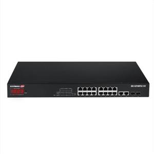 EDIMAX GS-5216PLC V2(MIT)長距離16埠網管型PoE+網路交換器