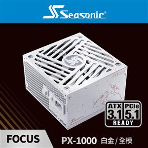 海韻Seasonic ATX3 Focus GX-1000W 櫻花版 金牌全模組 電源供應器