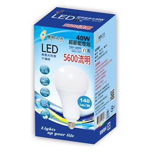 寶島之光 LED 40W 超節能燈泡 白光