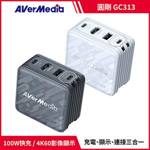 圓剛AVerMediaCORE GO GC313 (白) 影像傳輸充電器