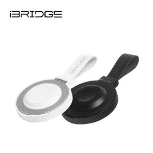 iBRIDGE 15W 磁吸指環支架兩用無線充電器 - 白 (IBW021)