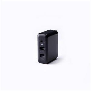 米沃Miworks 65Ｗ 快充GaN氮化鎵4K影像充電器-黑色