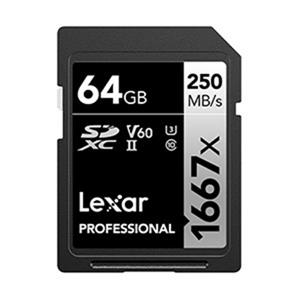 Lexar 雷克沙 Professional 1667x SDXC UHS-II  64G記憶卡 SILVER 系列