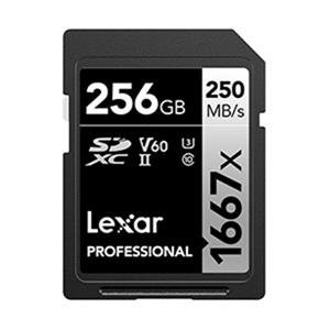 Lexar 雷克沙 Professional 1667x SDXC UHS-II 256G記憶卡 SILVER 系列