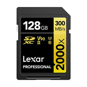 Lexar 雷克沙 Professional 2000x SDXC UHS-II 128記憶卡 GOLD 系列