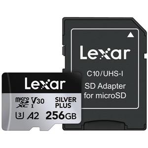 Lexar 雷克沙 Silver Plus MicroSDXC UHS-I(U3) A2 256G記憶卡