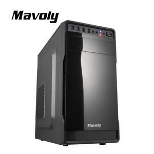松聖Mavoly 葡萄柚 M-ATX機殼【黑】