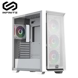 松聖INFINITE APEX AC05 玻璃透側 E-ATX電競機殼【白】