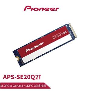 先鋒 Pioneer APS - SE20Q - 2T0 2TB固態硬碟(M . 2 PCIE)(五年保)