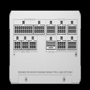海盜船Corsair RM1200e 白金牌1200W ATX3.1(白) 全模電源供應器 