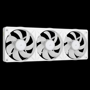海盜船CORSAIR iCUE LINK二代   RX360 II RGB PWM一體式機殼排扇【白｜含控制器】