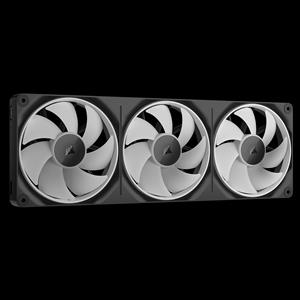 海盜船Corsair iCUE LINK LX360-R 黑 RGB PWM一體式機殼反向排扇