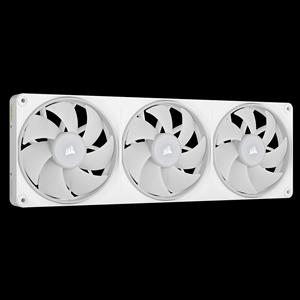海盜船Corsair iCUE LINK LX360-R 白 RGB PWM一體式機殼反向排扇
