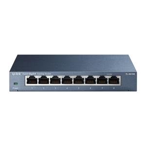 TP-LINK TL-SG108(UN) 版本:9.0 8埠 專業級Gigabit 交換器