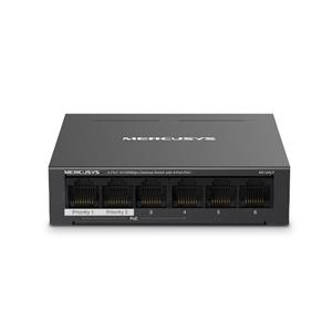 MERCUSYS MS106LP(UN) 版本:1.0 6埠10/100Mbps桌上型交換器(含4埠PoE+) (商用)