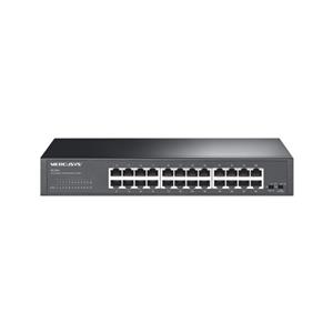 MERCUSYS MS124GS(UN) 版本:1.0 24 埠 Gigabit 桌上型/機架型交換器