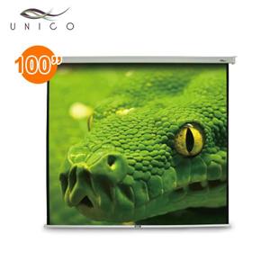 UNICO梅杜莎系列 PM - H100(1 : 1) 100吋手拉緩昇式壁掛布幕