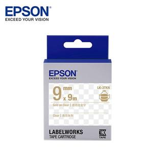 EPSON LK-3TKN C53S653409標籤帶(透明9mm )透明金