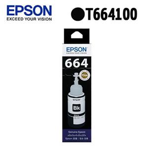 EPSON C13T664100 黑色墨水匣(for L100/200)