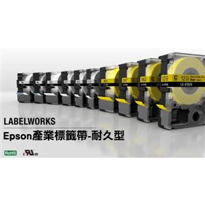 EPSON LK - 7YBVN C53S657411標籤帶(耐久36mm)黃黑