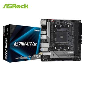華擎 ASRock A520M-ITX/ac  AMD AM4 Mini-ITX  主機板