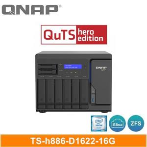 QNAP TS-h886-D1622-16G(5年保)網路儲存伺服器