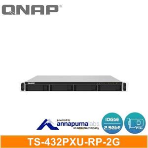 QNAP TS-432PXU-RP-2G 機架式(不含滑軌,3年保)網路儲存伺服器