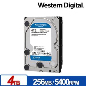 WD40EZAZ 藍標 4TB 3 . 5吋SATA硬碟