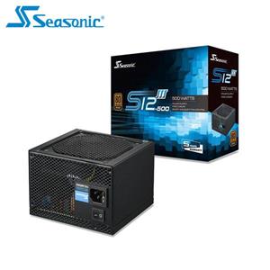 海韻Seasonic S12III-500W 銅牌直出線 電源供應器
