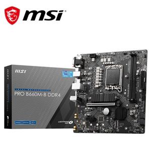 微星MSI PRO B660M - B DDR4 INTEL 主機板