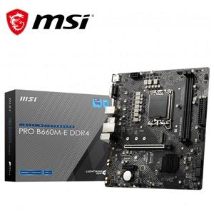 微星MSI PRO B660M - E DDR4 INTEL 主機板