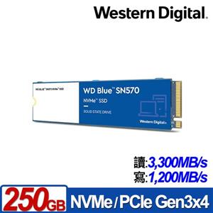 WD 藍標 SN570 250GB NVMe M . 2 PCIe SSD