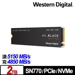 WD 黑標 SN770 2TB NVMe M . 2 PCIe SSD