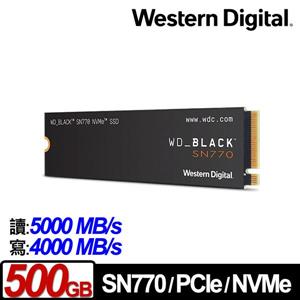WD 黑標 SN770 500GB NVMe M . 2 PCIe SSD