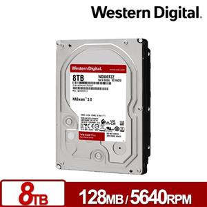 WD80EFZZ 紅標Plus 8TB 3 . 5吋NAS硬碟