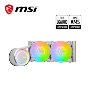 微星MSI MAG Core Liquid E240 WHITE 水冷風扇