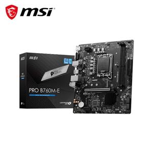 微星PRO B760M-E DDR5 INTEL 主機板