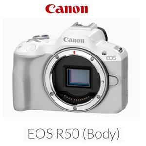 佳能CANON EOS R50(白)BODY單機身無反光鏡相機