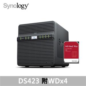 Synology DS423，附WD硬碟*4台 (HDD可替換)