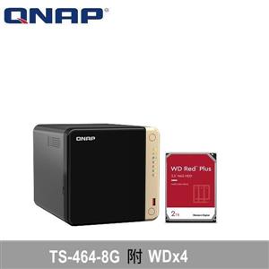 QNAP TS-464-8G，附WD硬碟*4