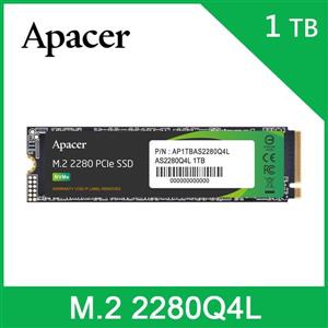 宇瞻 Apacer AS2280Q4L 1TB M.2 PCIe Gen4 SSD