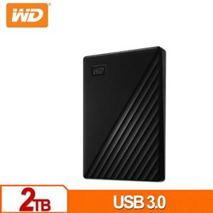WD My Passport 2TB(黑) 2.5吋行動硬碟(2019)