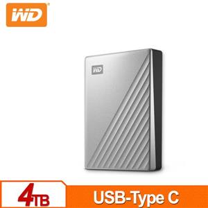 WD My Passport Ultra 4TB(炫光銀) 2.5吋USB-C行動硬碟